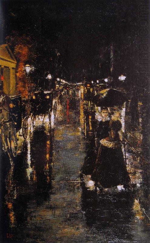 Lesser Ury Leipziger Strabe china oil painting image